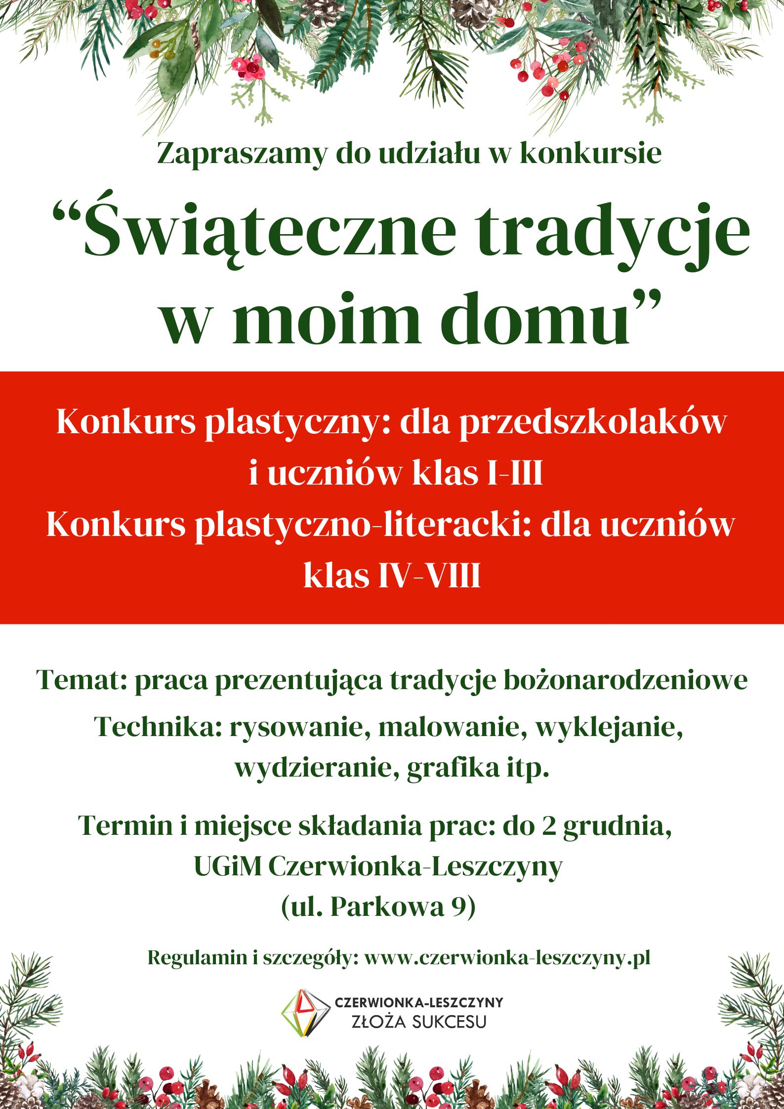 Plakat Świąteczne tradycje w moim domu